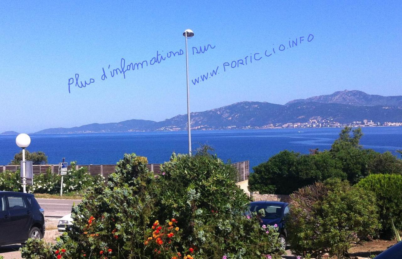 Vue Mer Panoramique Plage 50M Porticcio Corse Exterior foto